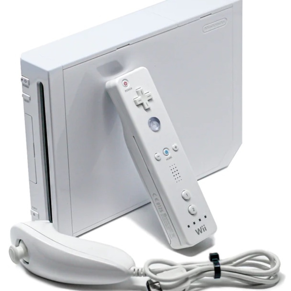 I have a good, used Wii console with one remote and nunchuck.
